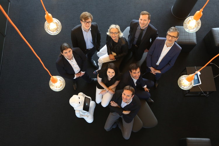 L’équipe du centre d’innovation d’Accenture à Paris